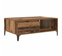 vidaXL Table Basse Bois Ancien 90 x 60 x 35 cm Bois d'ingénierie, Table Basse Élégante, Moderne, en Bois Résistant, Parfaite pour Un Salon Pratique et Chic