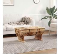 vidaXL Table basse en bois de manguier massif 88 x 50 x 40 cm