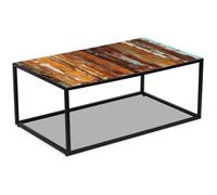 vidaXL Table basse Bois de récupération massif 100 x 60 x 40 cm