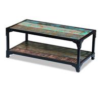 vidaXL Table basse Bois de récupération massif