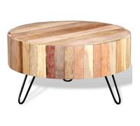 vidaXL Table basse Bois de récupération massif
