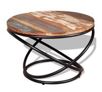 vidaXL Table basse Bois de récupération massif 60 x 60 x 40 cm