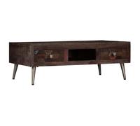 Vidaxl Table Basse Bois De Récupération Solide 100 X 60 X 35 Cm Marron
