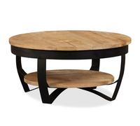 Vidaxl Table Basse Bois Massif De Manguier 65 X 32 Cm
