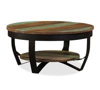 Vidaxl Table Basse Bois Massif De Récupération 65 X 32 Cm