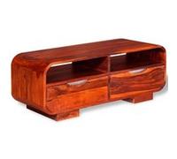Table basse en bois massif de Sesham - VIDAXL - 90 x 40 x 35 cm - Marron - Contemporain - Design