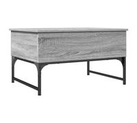 Table basse sonoma gris 70x50x40 cm bois d'ingénierie et métal845374