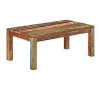 vidaXL Table basse 100x55x40 cm bois de récupération massif Marron