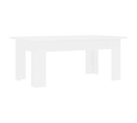 vidaXL Table Basse, Bout de Canapé, Table d'Appoint, Meuble de Salon Salle de Séjour Maison Intérieur, Moderne, Blanc Bois d’Ingénierie