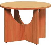 vidaXL Table basse brun cire 50 x 50 x 35 cm pin massif