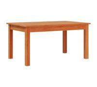Table basse cire marron 80x50x40 cm bois massif de pin