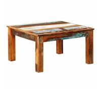 vidaXL Table basse carrée 240959 Bois de récupération