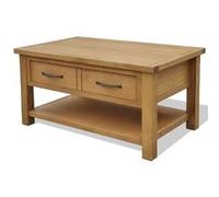 vidaXL Table basse Chêne 88 x 53 x 45 cm Brun G