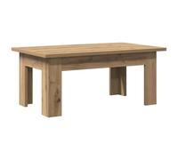 vidaXL Table basse chêne artisanal 100x60x42 cm bois d'ingénierie, table latérale, table de salon, table d'accent, bout de 855959
