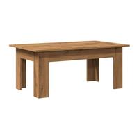 Vidaxl Table Basse Chêne Artisanal 100x60x42 Cm Bois D'ingénierie Marron