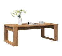vidaXL Table basse chêne artisanal 102 x 50 x 35 cm bois d'ingénierie Marron