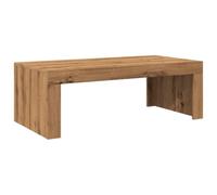 vidaXL Table basse chêne artisanal 102×50×35 cm bois d'ingénierie (856683)