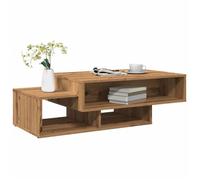 vidaXL Table basse chêne artisanal 105x55x32 cm bois d'ingénierie Marron 856671