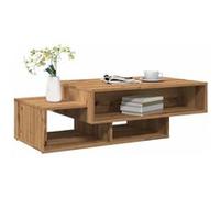 vidaXL Table basse chêne artisanal 105x55x32 cm bois d'ingénierie Marron 856671