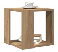 vidaXL Table basse Chêne artisanal 32 x 32 x 30 cm Bois d'ingénierie | Un design simple qui va avec tous les styles, Un petit coup de chiffon doux de temps en temps suffit, Fait en chêne massif,