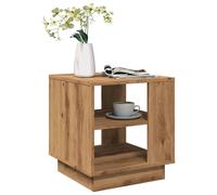 vidaXL Table Basse chêne Artisanal 40x40x43 cm Bois d'ingénierie, Table d'appoint, Table de Salon, Table latérale, Bout de canapé, Table Centrale