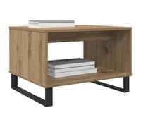 vidaXL Table Basse chêne Artisanal 60 x 50 x 40 cm Bois d'ingénierie, Table Basse élégante, Design rectangulaire, Meuble Pratique, pièce maîtresse Moderne, Style recherché