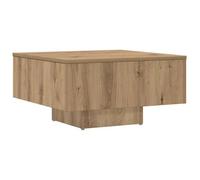 vidaXL Table basse d'appoint chêne artisanal 60x60x31,5 cm bois d'ingénierie 856551