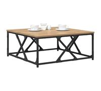 Table basse moderne - vidaXL - Chêne artisanal - Bois d'ingénierie - 70x70x30 cm - Rectangulaire - Poids maximal 75 kg