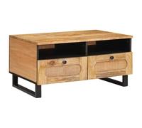 vidaXL Table Basse Chêne Artisanal 80 x 54 x 40 cm