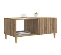 vidaXL Table Basse Chêne Artisanal 90 x 50 x 40 cm Bois d'ingénierie
