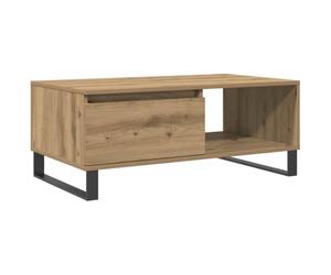 vidaXL Table Basse chêne Artisanal 90x50x36,5 cm Bois d'ingénierie