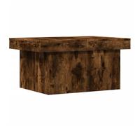 vidaXL Table Basse chêne fumé 100x55x40 cm Bois d'ingénierie, Table latérale, Table de Salon, Table d'accent, Bout de canapé, Table Centrale