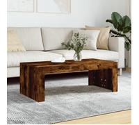 vidaXL Table basse 823371 chêne fumé 102x50x36 cm bois d'ingénierie
