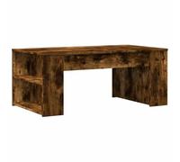 vidaXL Table basse chêne fumé – Bois d'ingénierie 102×55×42 cm Marron