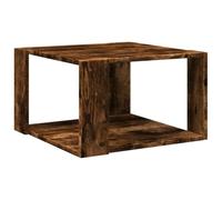 vidaXL Table basse chêne fumé 51,5×51,5×30 cm bois d'ingénierie 848140