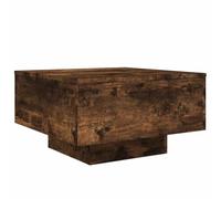vidaXL Table basse moderne 55x55x31 cm – chêne fumé, bois d'ingénierie