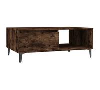 Table basse Chêne fumé 90x60x35 cm Aggloméré