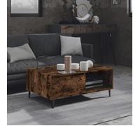 vidaXL Table basse chêne fumé 90x60x35 cm bois d'ingénierie 813173