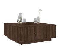 Vidaxl Table Basse Chêne Marron 100x100x40 Cm Bois D'ingénierie Marron