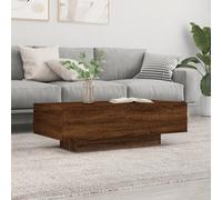 Vidaxl Table Basse Chêne Marron 100x49,5x31 Cm Bois D'ingénierie Multicolore