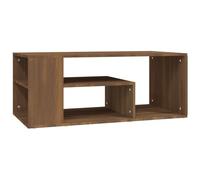 vidaXL Table basse Chêne marron 100x50x40 cm Bois d'ingénierie