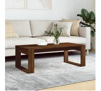 vidaXL Table basse chêne marron 102x50x35 cm bois d'ingénierie 823365