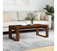 vidaXL Table basse chêne marron 102x50x35 cm bois d'ingénierie 823365