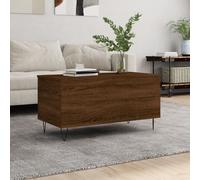 Vidaxl Table Basse Chêne Marron 90x44,5x45 Cm Bois D'ingénierie Multicolore