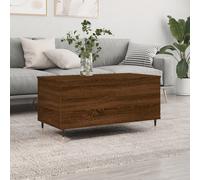Vidaxl Table Basse Chêne Marron 90x44,5x45 Cm Bois D'ingénierie Multicolore