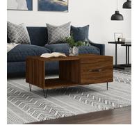 vidaXL Table basse chêne marron 90x50x40 cm bois d'ingénierie 829211
