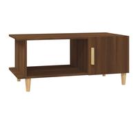 Vidaxl Table Basse Chêne Marron 90x50x40 Cm Bois D'ingénierie Marron