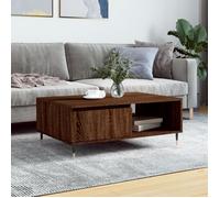 vidaXL Table basse chêne marron 90x60x35 cm bois d'ingénierie 827059