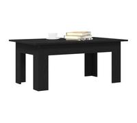 vidaXL Table basse en bois d'ingénierie noire 100 x 60 x 42 cm