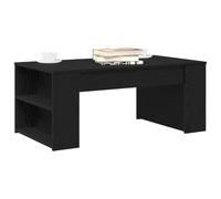 Table basse moderne - vidaXL - Chêne noir - 102x55x42 cm - Bois d'ingénierie - 2 étagères - Poids maximal 75 kg